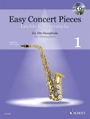 Easy Concert Pieces for Alto Saxophone 1 Book/CD