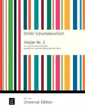 Shoshtakovich Dmitri - Waltz No 2 From Suite for Variety Orchestra Flute/Guitar