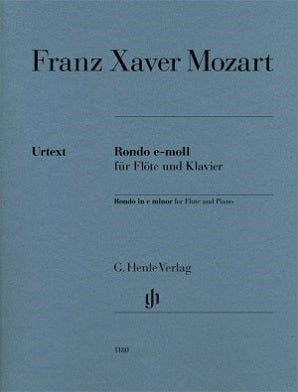 Mozart Franz Xaver - Rondo in E Minor for Flute and Piano