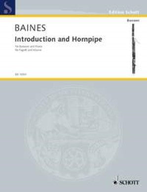 Introduction and Hornpipe in G Minor Bassoon/Piano, Francis Baines