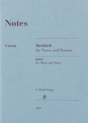 Henle Jotter for music and notes