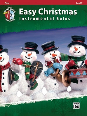 Easy Christmas Instrumental Solos Flute Book/CD