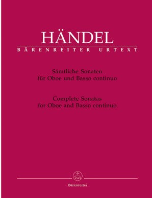 Handel Complete Sonatas for Oboe & Basso Continuo