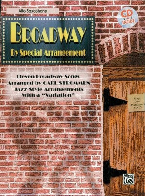 Broadway by Special Arrangement Alto Sax Book/CD