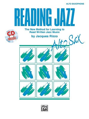 Rizzo Jacques - Reading Jazz Alto Saxophone Book/CD