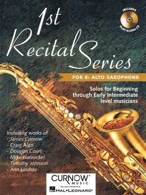 First Recital Series for Alto Sax Book/CD