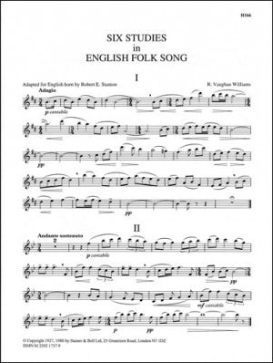 Six Studies in English Folk Song- Cor Anglais Part