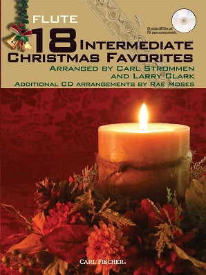 18 Intermediate Chistmas Favorites Flute Book/OA