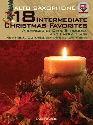 18 Intermediate Chistmas Favorites Alto Sax Book/OA