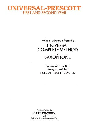 Authentic Excerpts from Universal Complete Sax Method