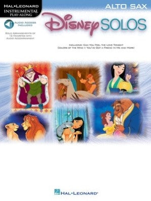 Disney Solos Alto Sax Book/Online Audio