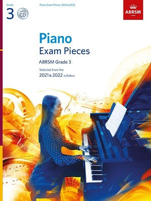 ABRSM Piano Exam Pieces Grade 3 2021-22 Book