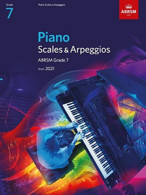 ABRSM Piano Scales and Arpeggios Grade 7from 2021