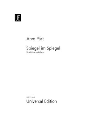 Parts - Spiegel Im Spiegel for Alto Flute and Piano