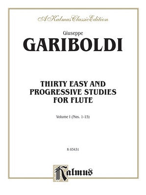 Gariboldi -  30 Easy and Progressive Studies for Flute Volume I Nos 1-15