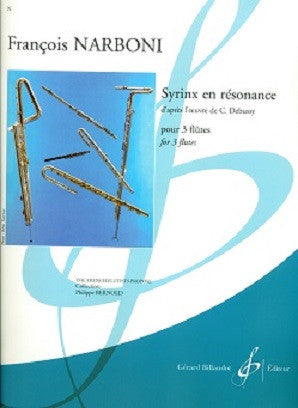 Narboni, F - Syrinx en resonance for three flutes