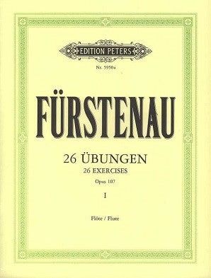 Furstenau  - Ubungen fur die flote Op. 107 Bk 1 (Peters)