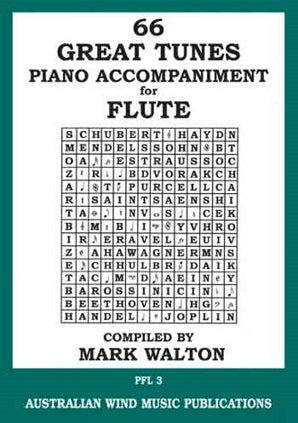 Walton, Mark - 66 Great Tunes - Piano Accompaniment for Flute