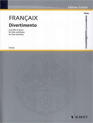 Francaix - Divertimento Flt Pno (Schott)