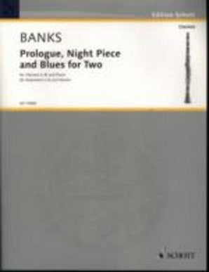 Banks, Donald - Prologue, Night Piece and Blues for Two clarinet and piano