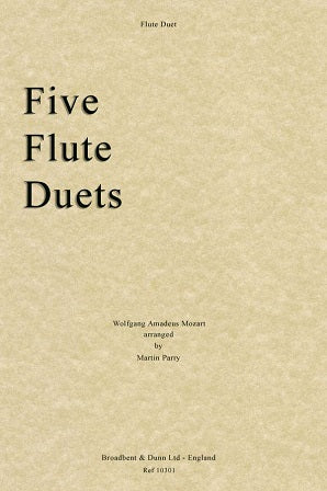 Mozart - Five Flute Duets arr Parry