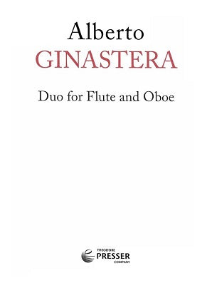 Ginastera, Alberto -  Duo for Flute and Oboe