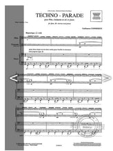 Connesson , Guillaume -Techno Parade for: Flute, clarinet, piano