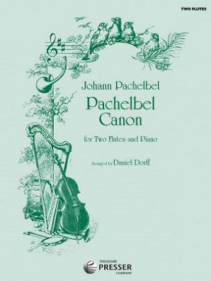 Pachelbel Canon for two flutes and piano