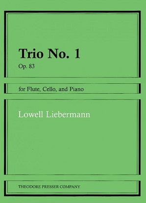 Liebermann , L - Trio No. 1 Op. 83, For Flute, Cello, and Piano
