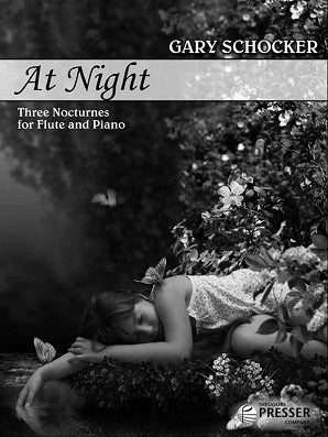 Schocker , Gary - At Night Three Nocturnes for Flute and Piano