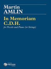Amlin, Martin - In Memoriam C.D.H. For Piccolo And Piano