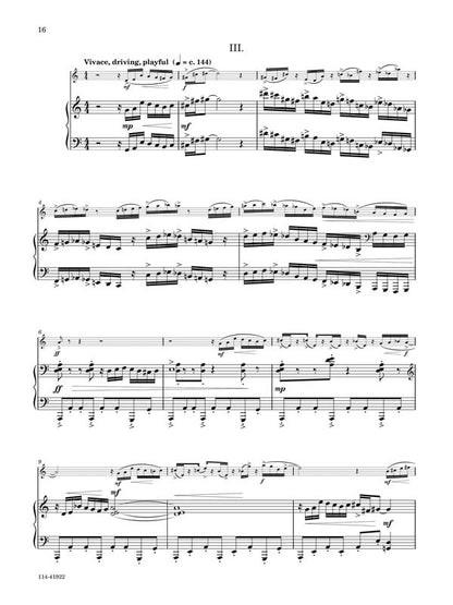 Harberg, Amanda -  Sonata for Piccolo and Piano