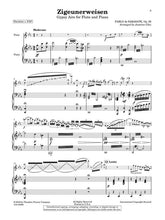 Sarasate, Pablo  - Zigeunerweisen For Flute and Piano arr Jasmine Choi