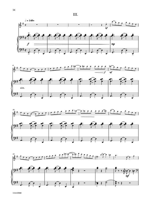 Schocker, G - Three Dances for Flute and Piano – Syrinx Music