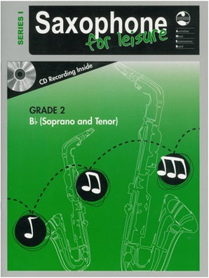 Saxophone For Leisure Grade 2 B Flat Bk/Cd Ser 1