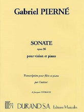 Pierne, Gabriel - Sonate Opus 36 Transcription pour flûte & piano
