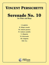 Persichetti, Vincent - Serenade No. 10, Opus 73 For Flute and Harp
