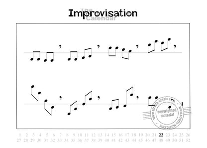 Wil Offermanns Improvisation Calendar