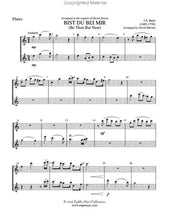 Bach/Marlatt - Bist du Bei Mir for two flutes and piano