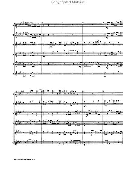 Handel/Marrlat - Hallelujah (from Messiah) for 6 flutes