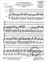 Doppler - La Sonnambula paraphrase en souvenir d' adelina patt for two flutes and piano