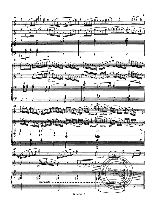 Doppler - La Sonnambula paraphrase en souvenir d' adelina patt for two flutes and piano