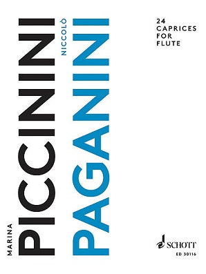Paganini - 24 Caprices for Flute  (Schott)