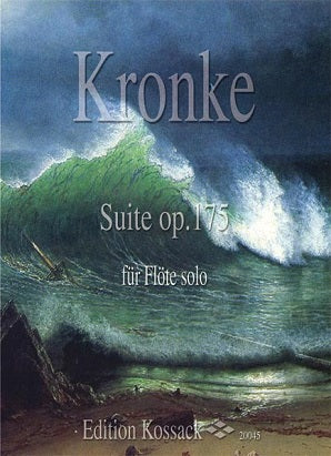 Kronke, E - Suite op 175 for solo flute