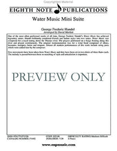 Handel/Marlett - Water Music Mini Suite for 5 flutes