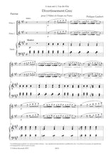 Gaubert - Divertissement Grac for two flutes/Piccolos and piano (Kossack)