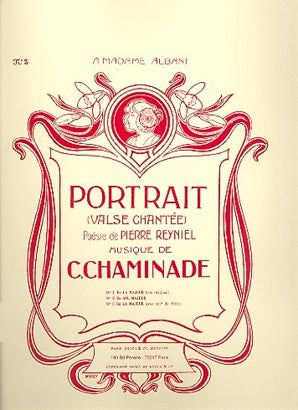 Chaminade, C - Portrait For Voice Flute & Piano