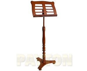 Music Stand - Wooden Low Base Walnut