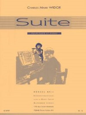 Widor - Suite OP 34 for flute and piano (Heugel)
