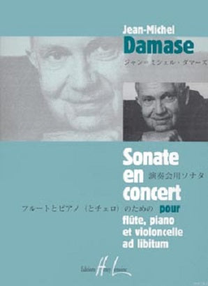 Damase, Jean-Michel - Sonate en concert Op.17 Flute, cello and piano